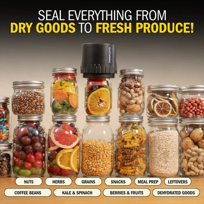 Mason Genie® Vacuum Sealer Kit + FREE Liquid Chalk Pens